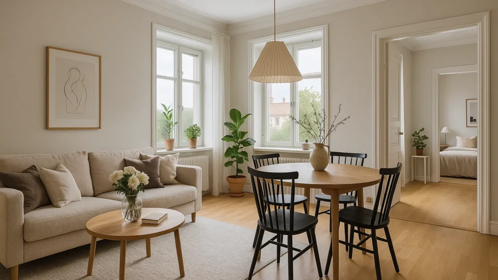 Lägenhet som hyrs ut som möblerat företagsboende i Katrineholm