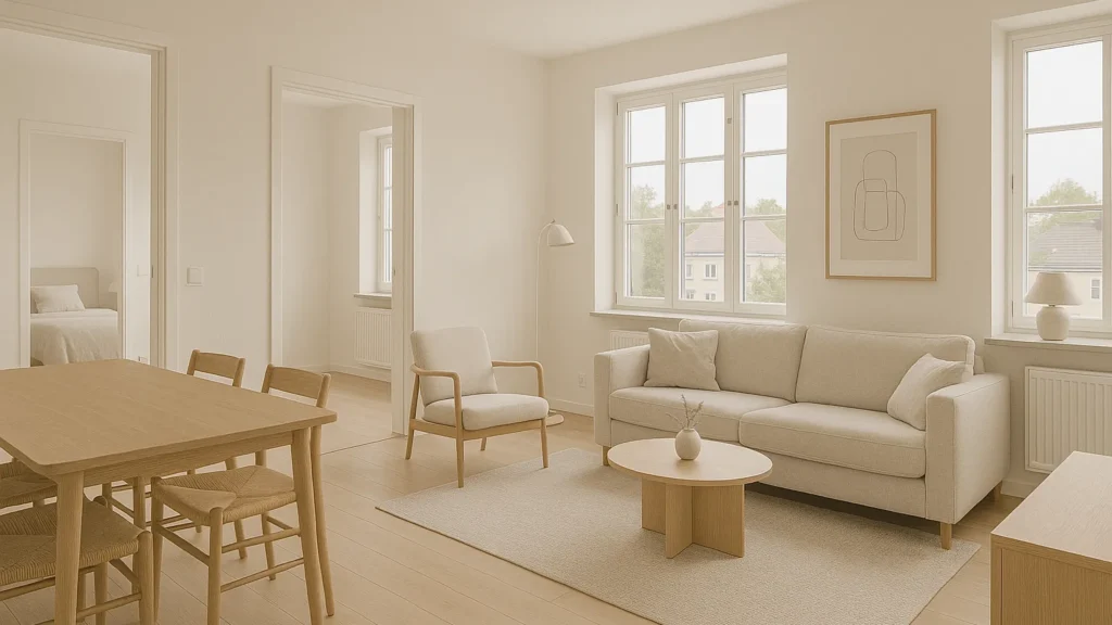 Lägenhet som är ett möblerat företagsboende