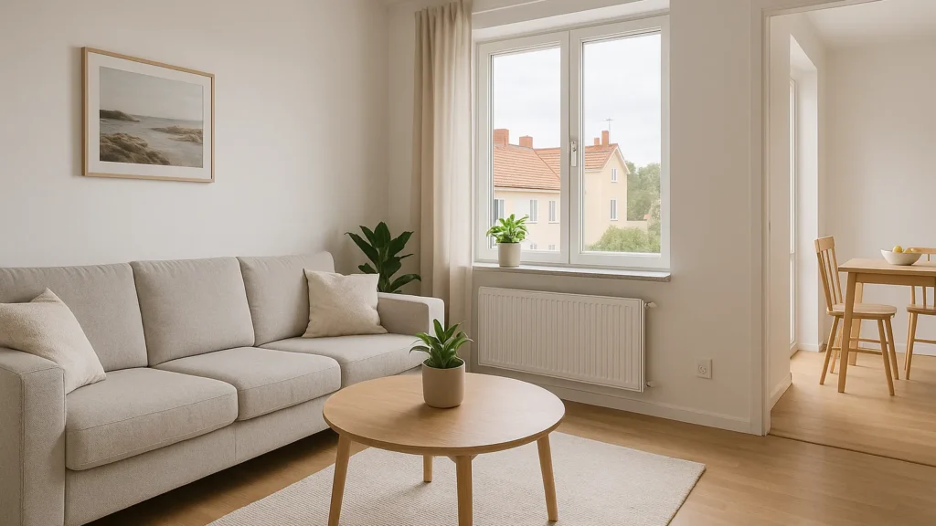 Lägenhet i Oxelösund som hyrs ut som möblerat företagsboende